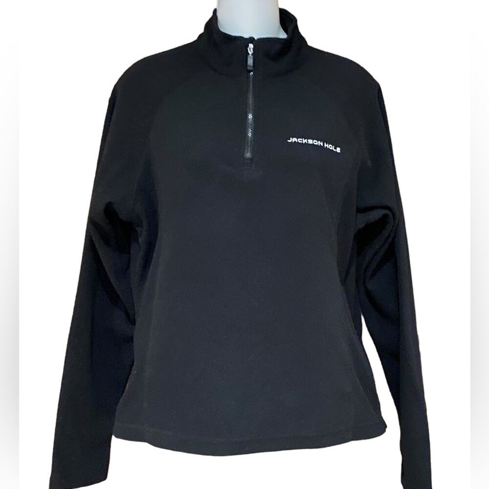 Storm Creek Womens Medium Fleece Quarter Zip Jackson Hole Embroidered